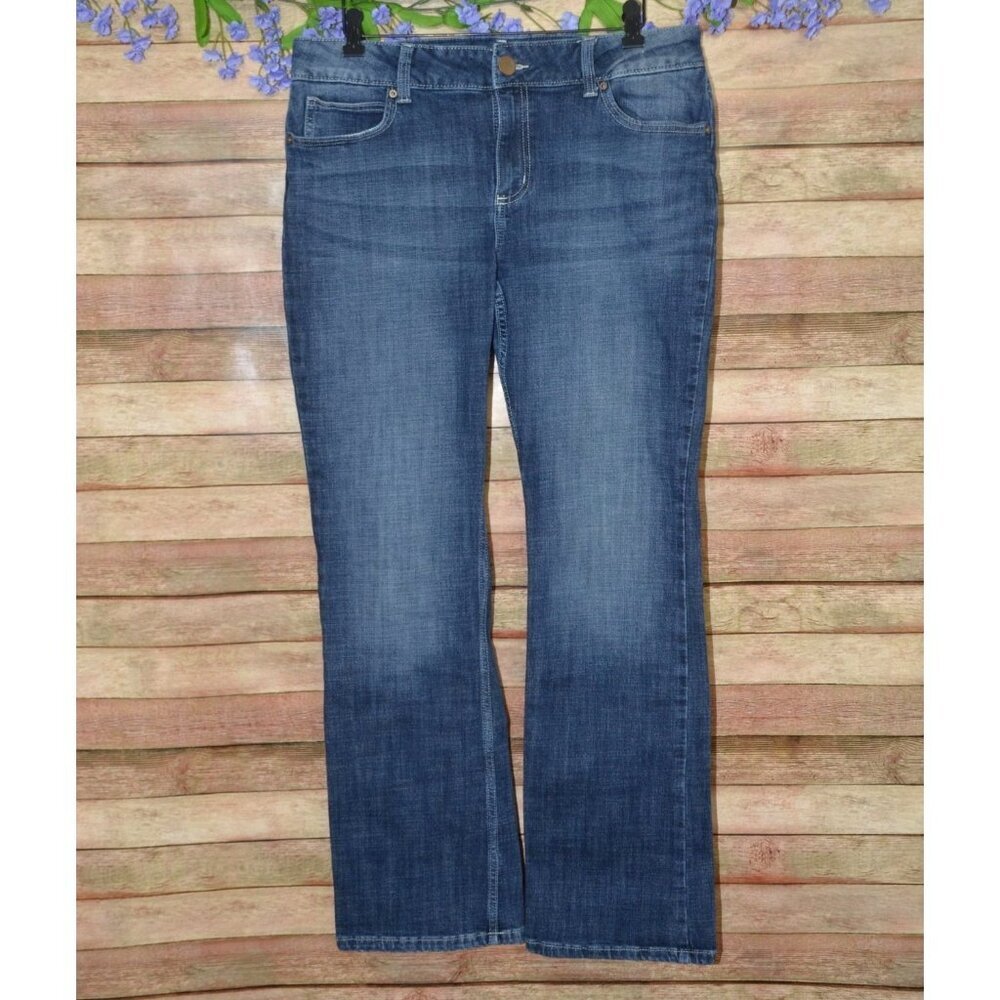 Wrangler Ladies Bootcut 13x34 Denim Blue Jeans Classic Cowgirl Western Med Wash